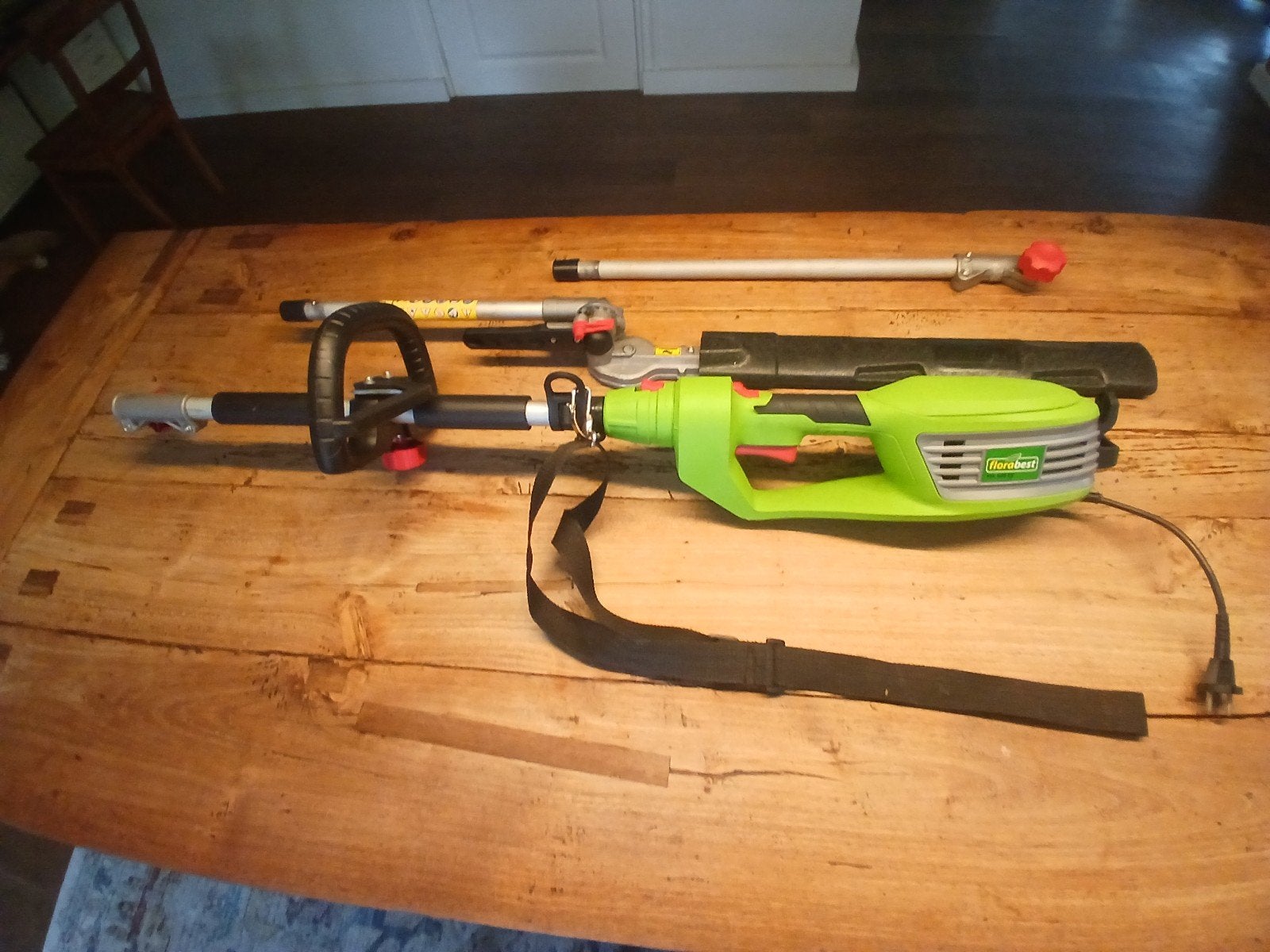 FloraBest FHL900 E5 Elektrische Heggenschaar met Verlengstuk, Ophalen of Verzenden, Gebruikt, Elektrisch, FloraBest