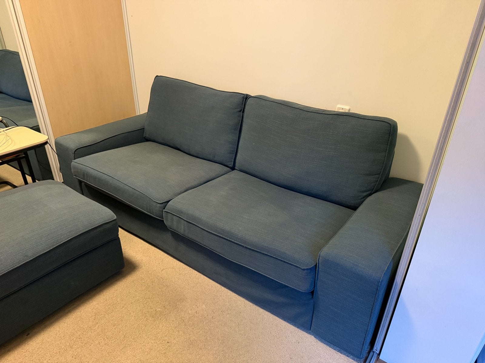IKEA KIVIK 3-zits slaapbank, Huis en Inrichting, Ophalen, Gebruikt, Hoekbank, Driepersoons