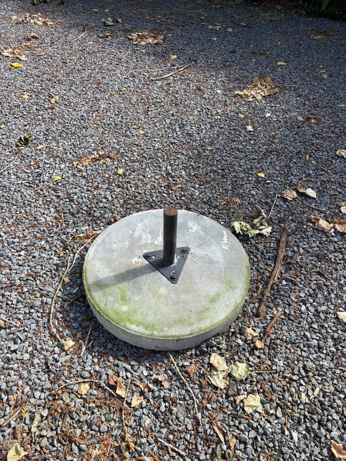 2 grote zware parasol voeten., Ophalen of Verzenden, Minder dan 1 meter, Parasolvoet
