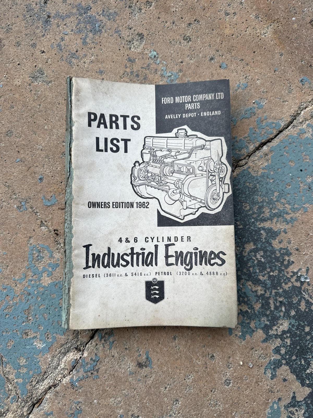 Werkplaatshandboek Ford Industrial Engines 1962, Ophalen of Verzenden, Gelezen, Werktuigbouwkunde