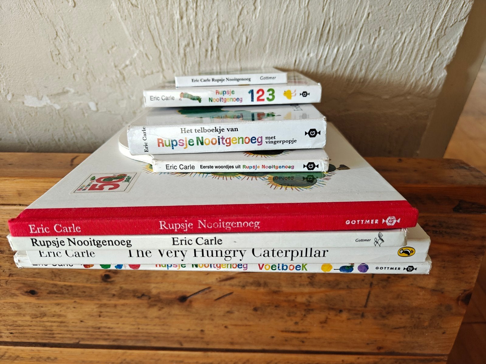 8 X Rupsje Nooitgenoeg., Ophalen of Verzenden, Zo goed als nieuw