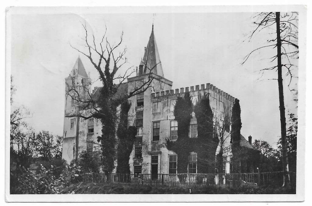 AK Haamstede - Slot Haamstede, Verzamelen, Ansichtkaarten | Nederland, Ophalen of Verzenden, 1940 tot 1960, Gelopen, Zeeland