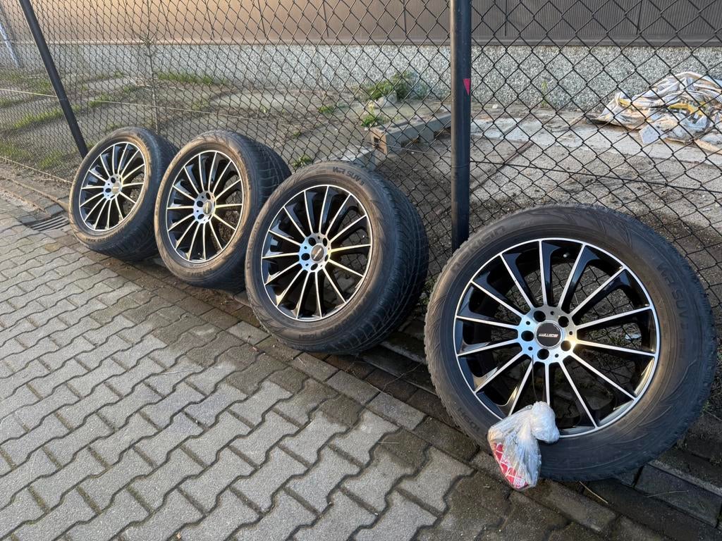 velgen met winterbanden mercedes GLE GLC, Gebruikt, Velg(en), 275 mm, Personenwagen