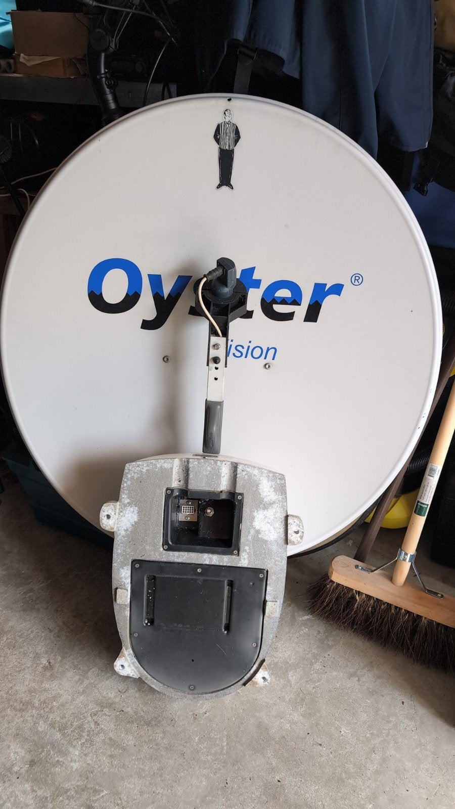 schotelantenne voor camper, Caravans en Kamperen, Camper-accessoires, Ophalen, Gebruikt