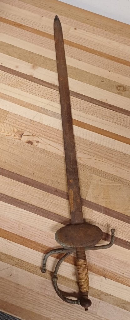 Vintage rapier / sabel, Verzamelen, Ophalen of Verzenden, Overige soorten, Nederland, Zwaard of Sabel