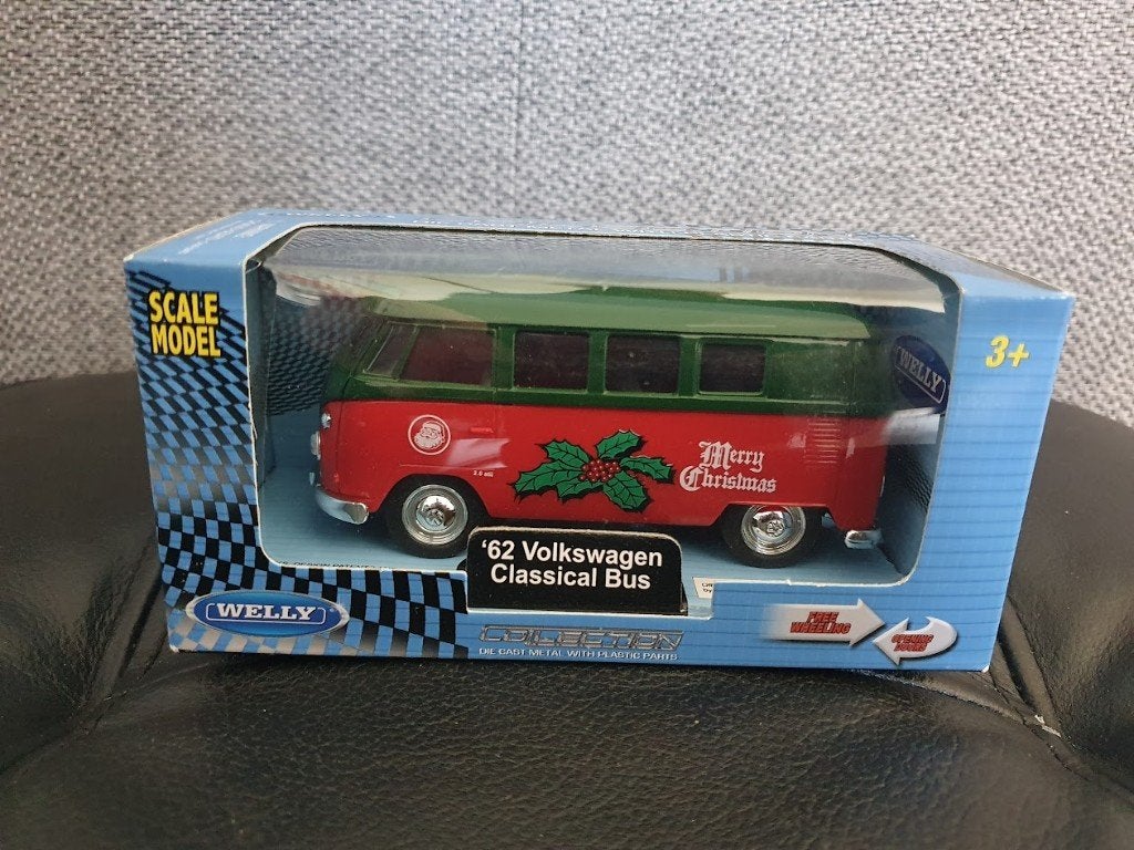 Welly 49720F-CW 1962 VW T1 Merry Christmas, Ophalen of Verzenden, Nieuw, Auto, Overige merken