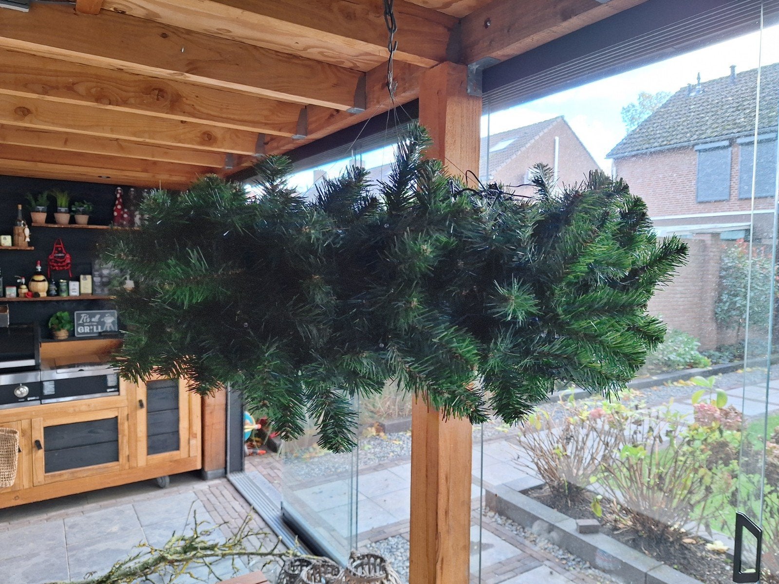kerstkrans hangend, Ophalen, Nieuw
