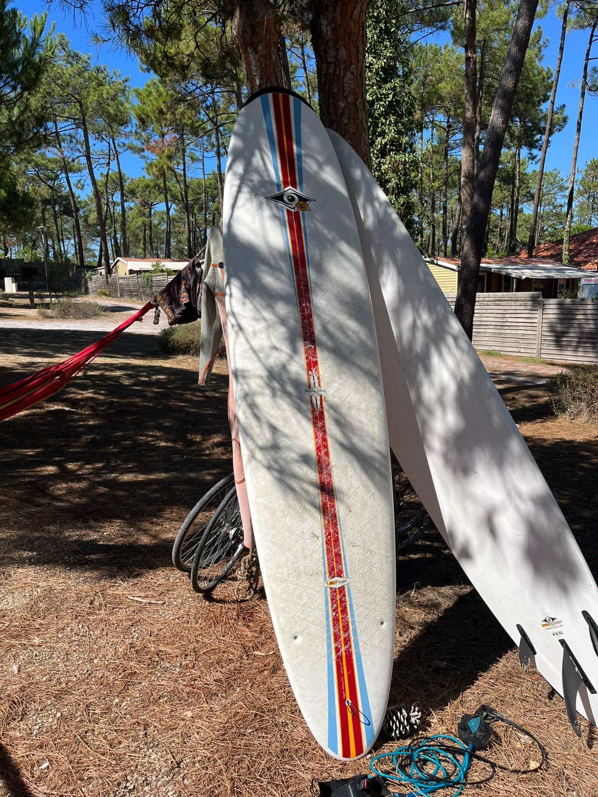 Bic magnum surfboard 8.4, Watersport en Boten, Ophalen, Gebruikt, Funboard, Met vinnen
