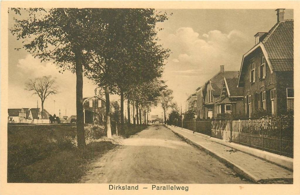 388-290-003 Dirksland Parellelweg, Verzenden, Voor 1920, Zuid-Holland