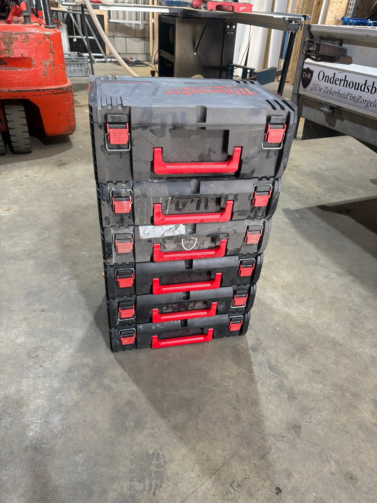 Milwaukee PACKOUT Koffers - Set van 7, Doe-het-zelf en Verbouw, Ophalen of Verzenden, Gebruikt