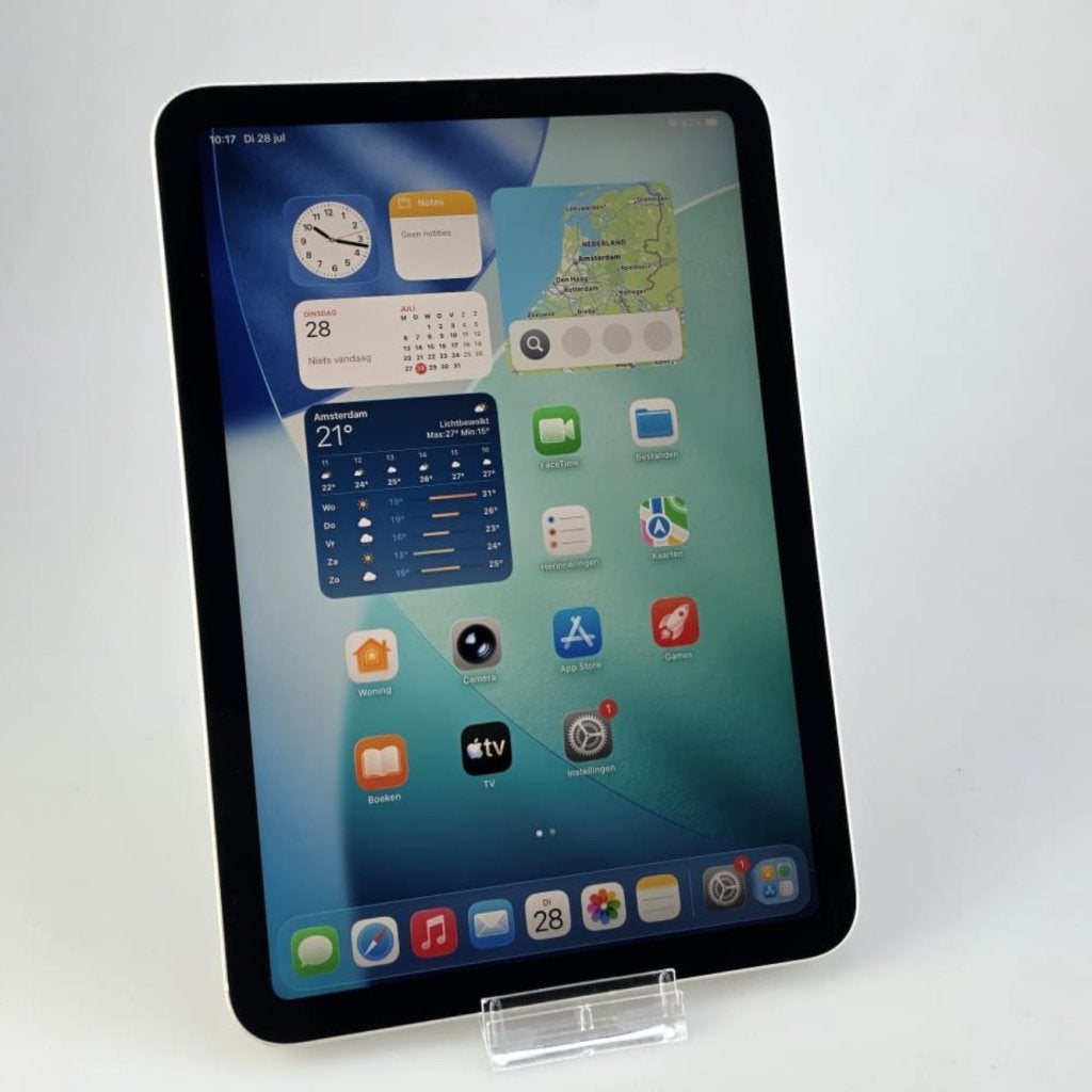 iPad Mini 6th Gen 64GB WiFi + Cellular, Apple, Zo goed als nieuw, Support@apple.com, One Apple Park Way
Cupertino, CA 95014
United States