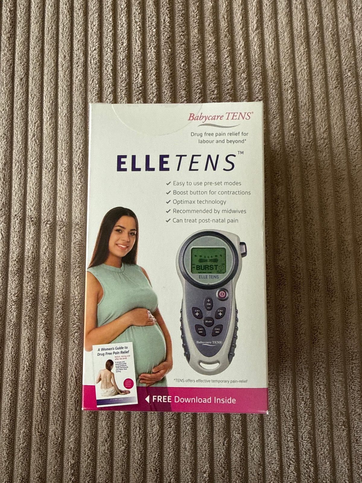 Babycare ELLE TENS - Pijnverlichting voor bevalling, Ophalen, Nieuw
