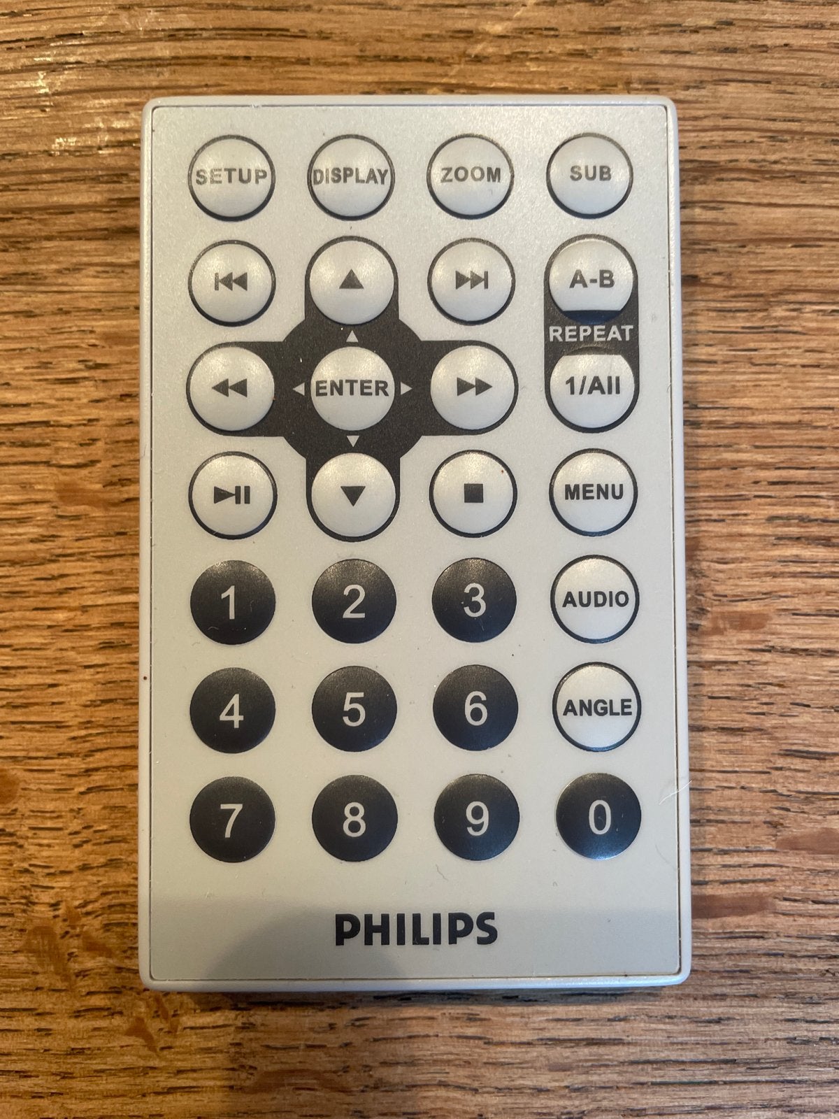 Philips afstandsbediening voor DVD/Mediaspeler, Audio, Tv en Foto, Ophalen of Verzenden, Gebruikt, Origineel, Dvd
