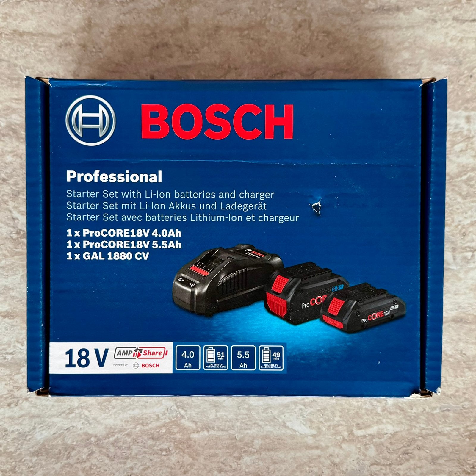 Accu starter set Bosch, Ophalen of Verzenden, Nieuw