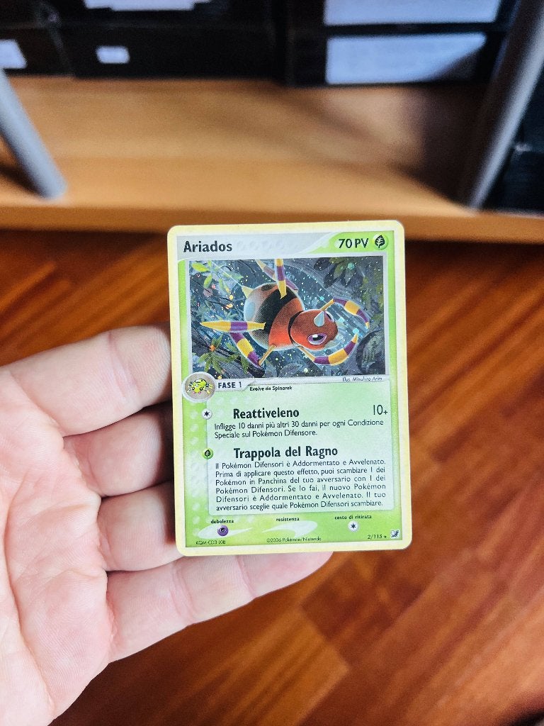 Ariados 2/115 Holo Ex Unseen Forces Pokemon, Verzenden, Zo goed als nieuw, Losse kaart, Foil