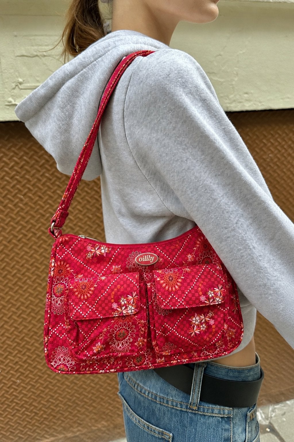 Vintage Oilily tas, Sieraden, Tassen en Uiterlijk, Tassen | Damestassen, Ophalen of Verzenden, Zo goed als nieuw, Handtas