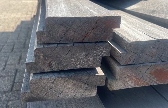 Nieuwe azobe hardhouten planken, Tuin en Terras, Ophalen, Zo goed als nieuw, Hout