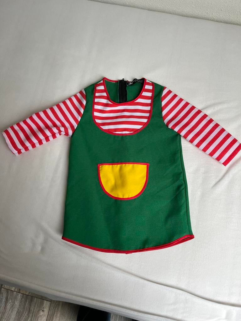 Pippi langkous jurkje, Kinderen en Baby's, Ophalen of Verzenden, Zo goed als nieuw, 104 of kleiner, Meisje