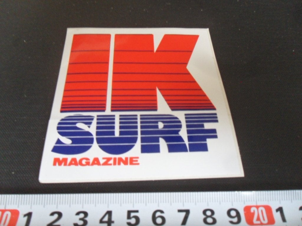 sticker IK SURF magazine *, Ophalen of Verzenden, Zo goed als nieuw