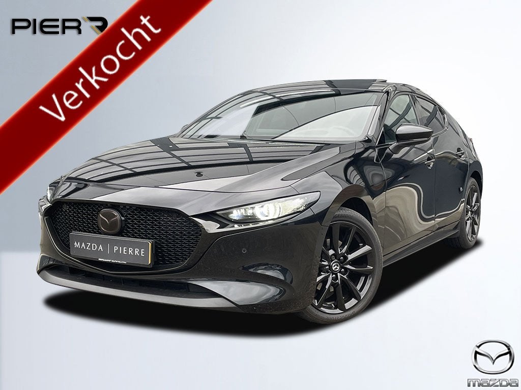 Mazda 3 2.0 e-SkyActiv-X M Hybrid 186 Exclusive-line | DESIG, Auto's, Voorwielaandrijving, Automatische klimaatregeling, Gebruikt