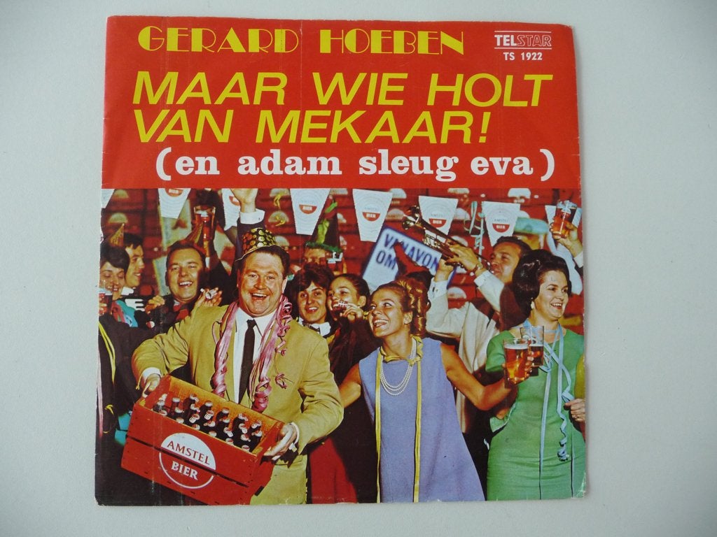 single GERARD HOEBEN -MAAR WIE HOLT VAN MEKAAR- TELSTAR REC., Gebruikt, 7 inch, Ophalen of Verzenden, Overige typen