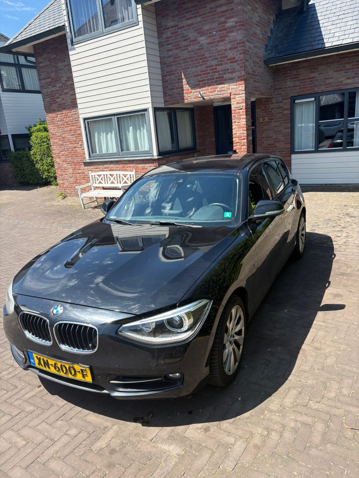 BMW 1-Serie 118I 125KW 5DR 2012 Zwart, Auto's, BMW, 1-Serie, Achterwielaandrijving, Zwart, 4 cilinders