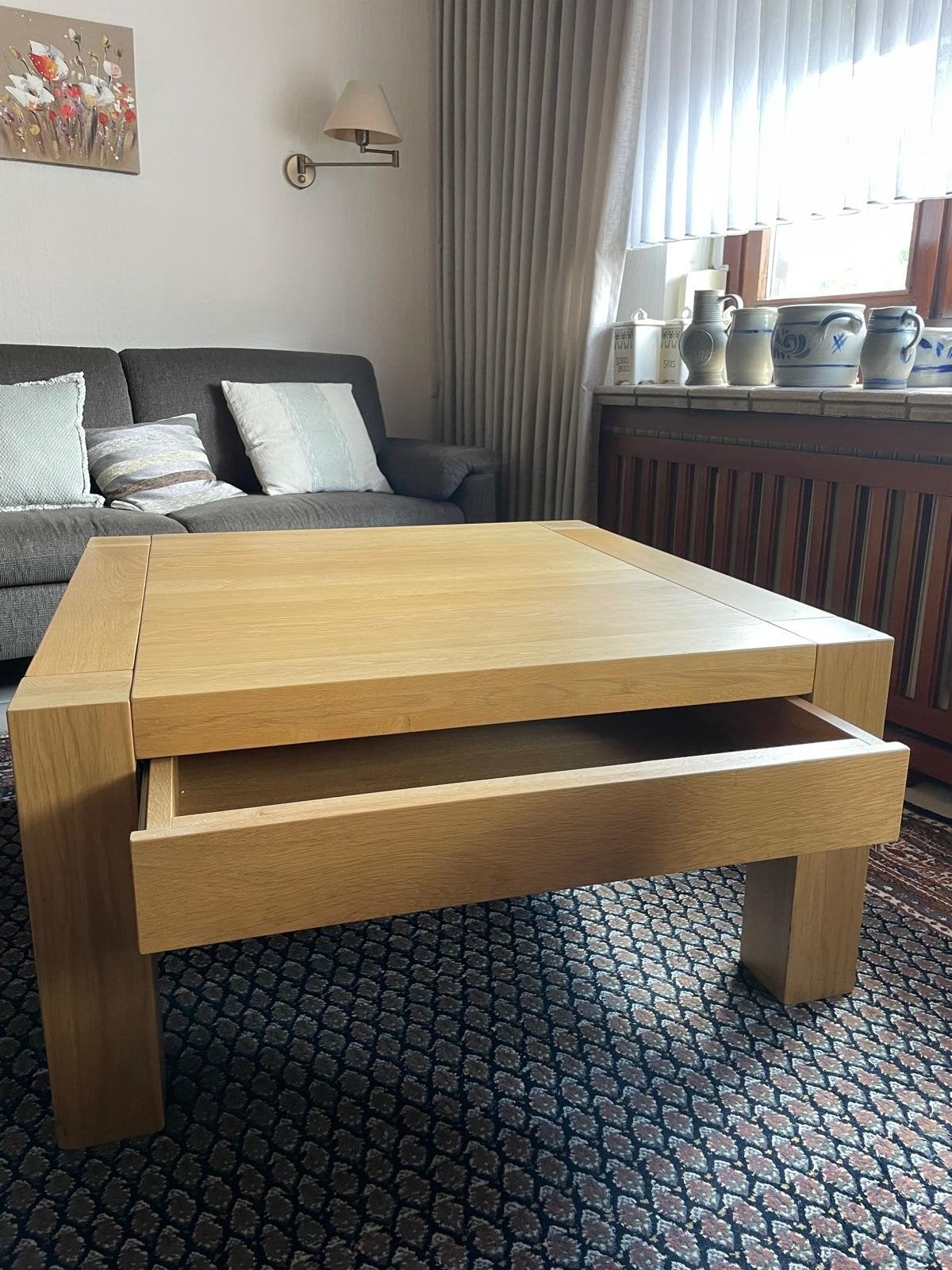 Salontafel met lade, 50 tot 100 cm, Vierkant, Minder dan 50 cm, 50 tot 100 cm