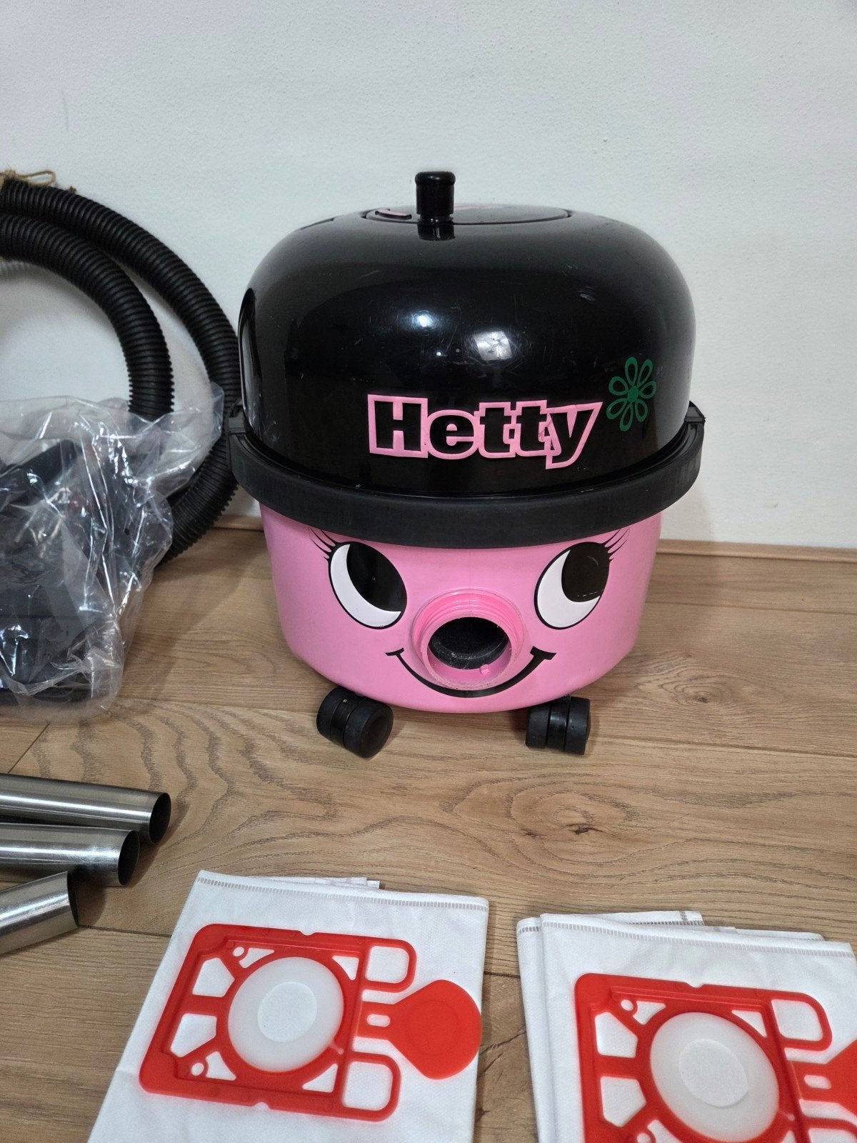Numatic Hetty stofzuiger, Witgoed en Apparatuur, Stofzuigers, Stofzak, Inclusief accessoires, Gebruikt, Numatic