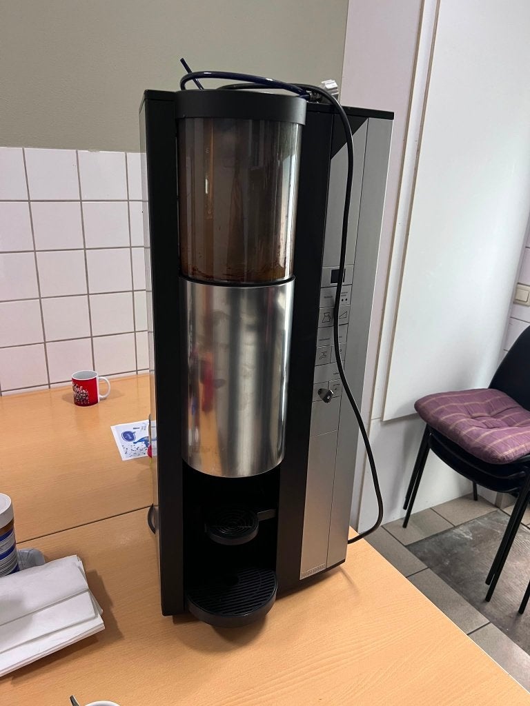 koffiemachine wittenborg FB55, Ophalen, Gebruikt, Koffiemachine, Gemalen koffie