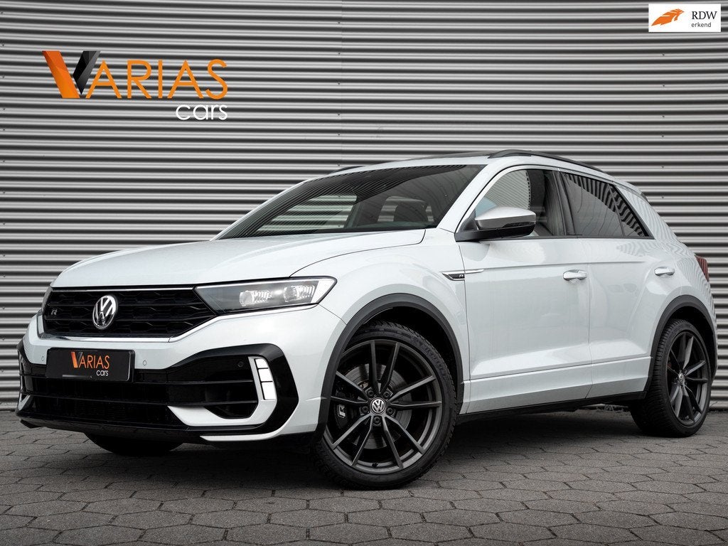 Volkswagen T-Roc 2.0 TSI 4Motion Sport Business R Akra Pano, Automaat, Stof, Gebruikt, Zwart