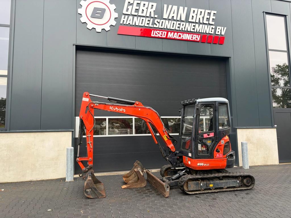 Kubota U35-3cx3 minigraver/graafmachine (bj 2017), Graafmachine