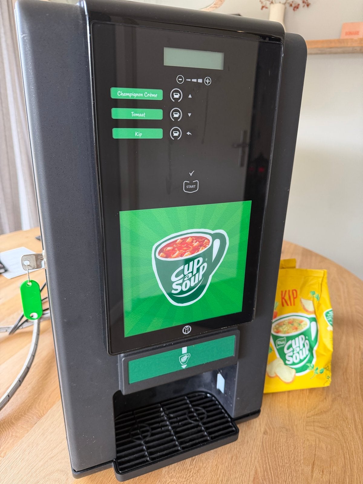 Veromatic MBS01 Cup-a-Soup automaat met toebehoren, Witgoed en Apparatuur, Ophalen, Gebruikt, Espresso apparaat, Overige typen
