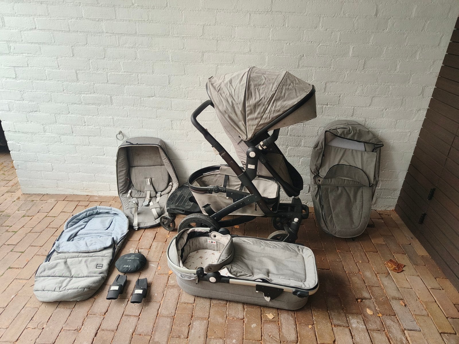 Joolz Geo 2 kinderwagen complete set met reiswieg en acces., Gebruikt, Duowagen, Ophalen, Kinderwagen