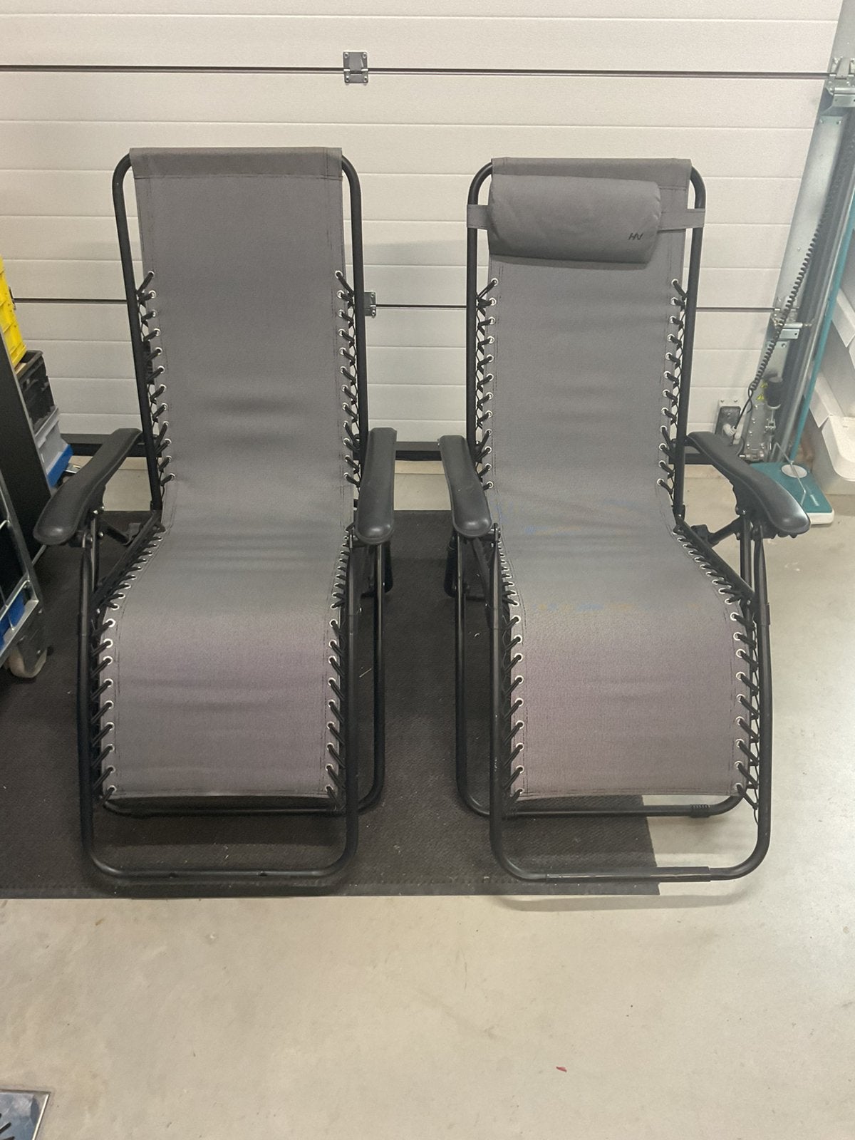 2 ANWB Human Nature camping stoelen met voetensteun, Caravans en Kamperen, Ophalen, Zo goed als nieuw, Campingstoel