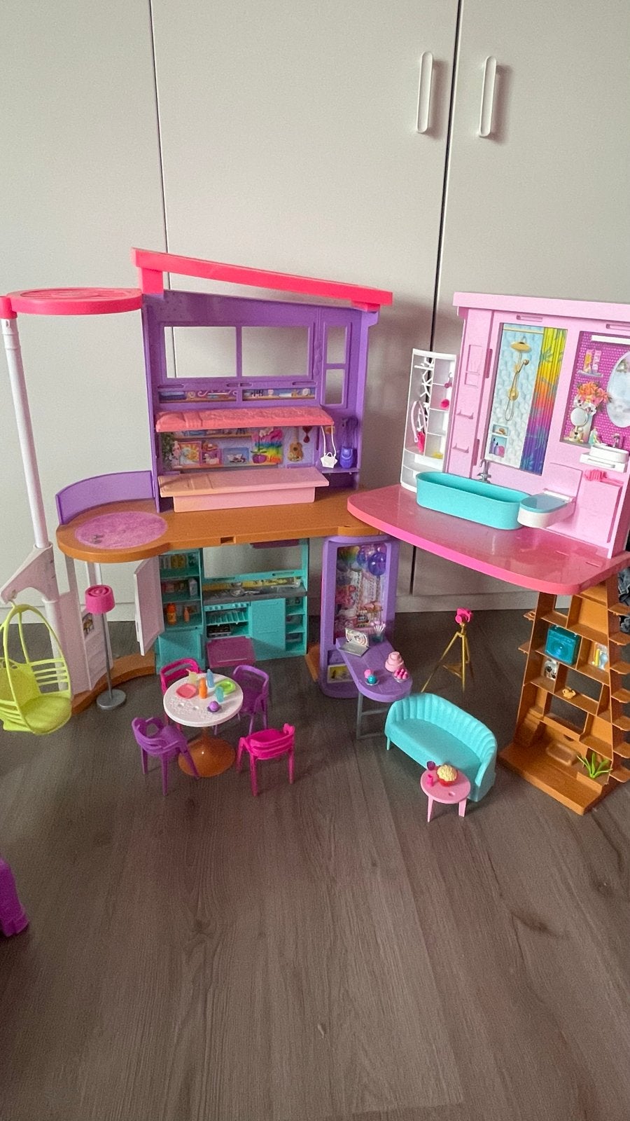 Grote Barbie Droomhuis met Meubels en Accessoires, Ophalen, Gebruikt, Barbie