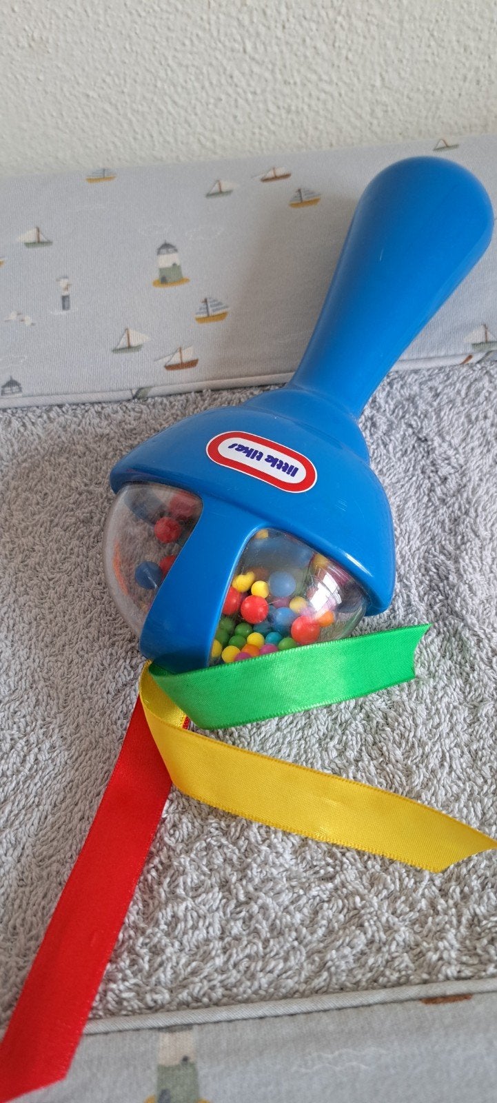 Vintage  rammelaar Little Tikes 20cm, Ophalen of Verzenden, Zo goed als nieuw