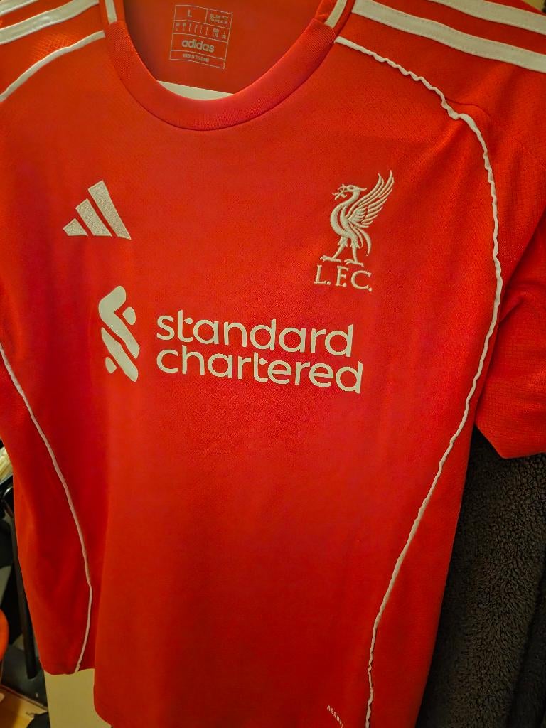 Liverpool 2025/2026 thuis shirt, Maat L, Ophalen of Verzenden, Gebruikt, Shirt