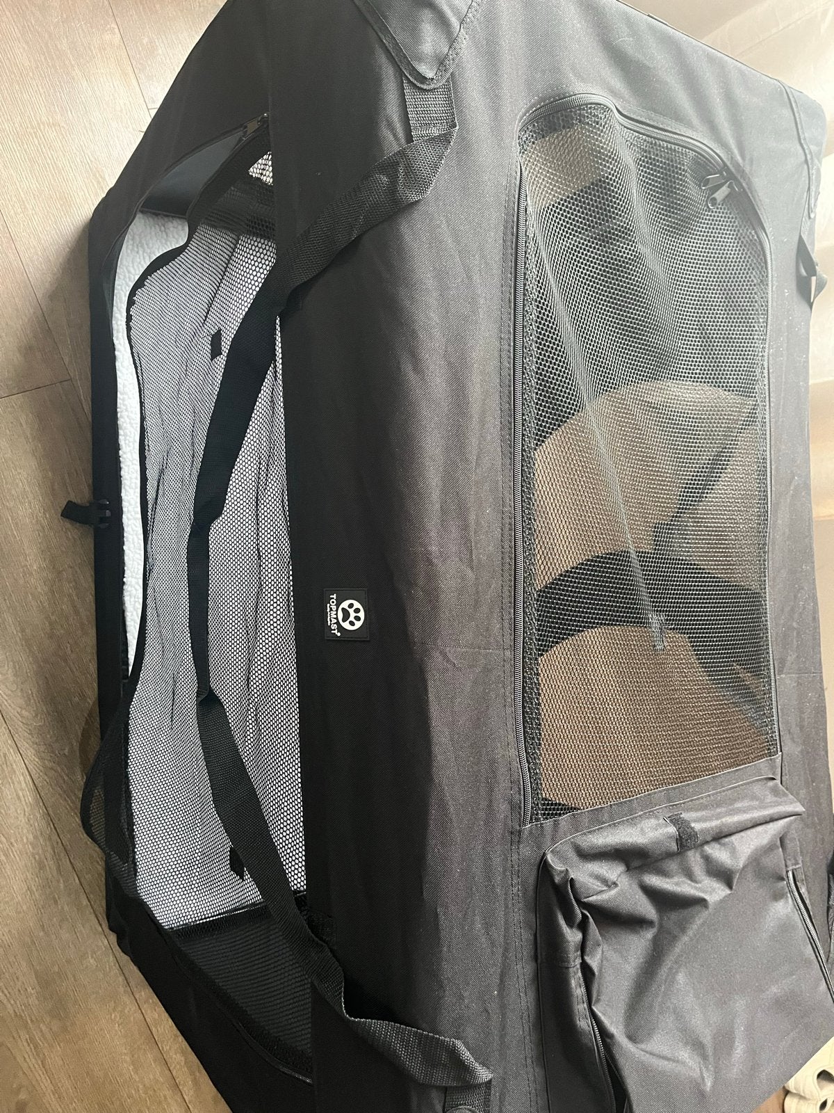 Banch topmast Nylon bench zwart, Dieren en Toebehoren, Hondenbenches, Ophalen, Nieuw