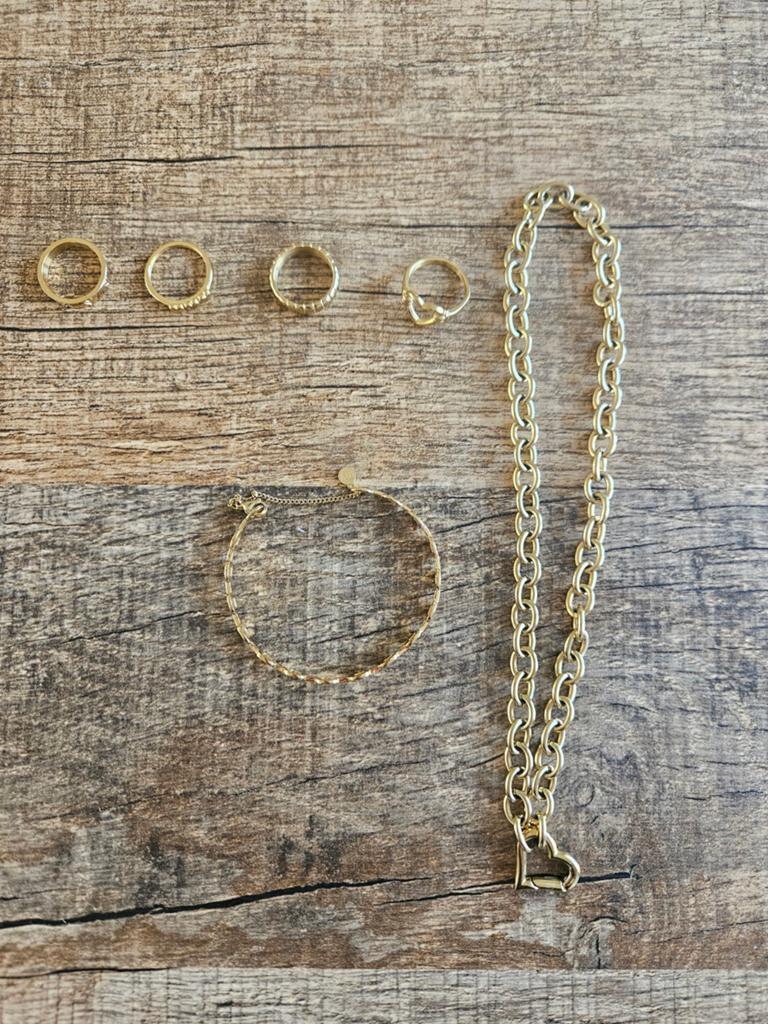 KETTING ARMBAND EN RINGEN MAAT 16 VAN MY JEWELLERY, Ophalen of Verzenden, Zo goed als nieuw