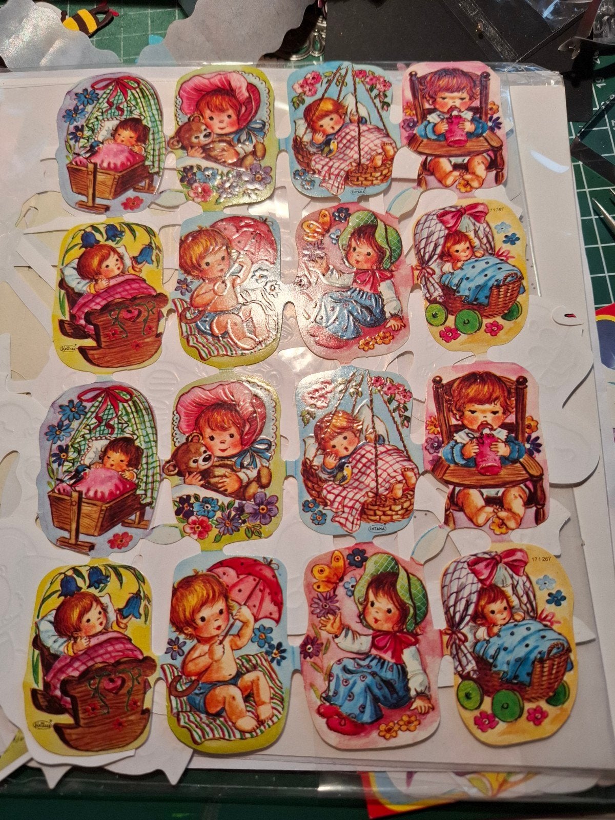 Vintage Poëzieplaatjes - Baby's en Kinderen, Verzamelen, Poesieplaatjes, Ophalen of Verzenden