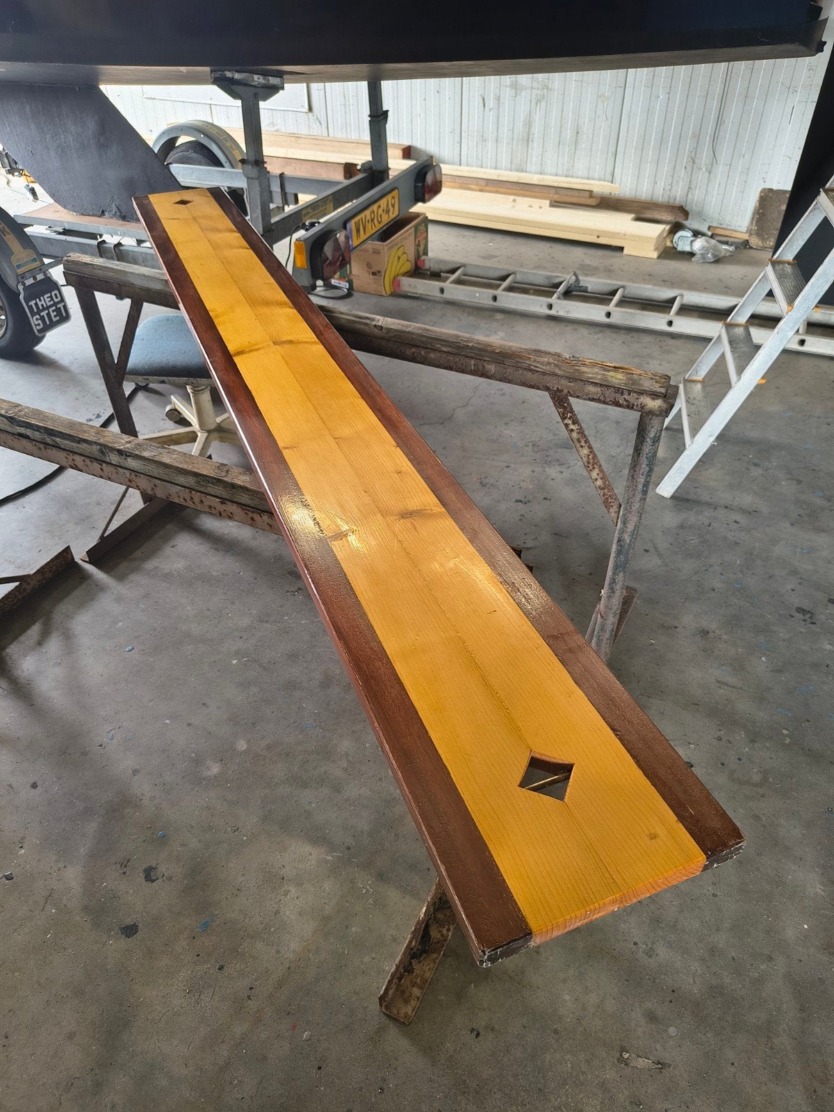 Loopplank 243cm, Ophalen, Zo goed als nieuw, Overige typen