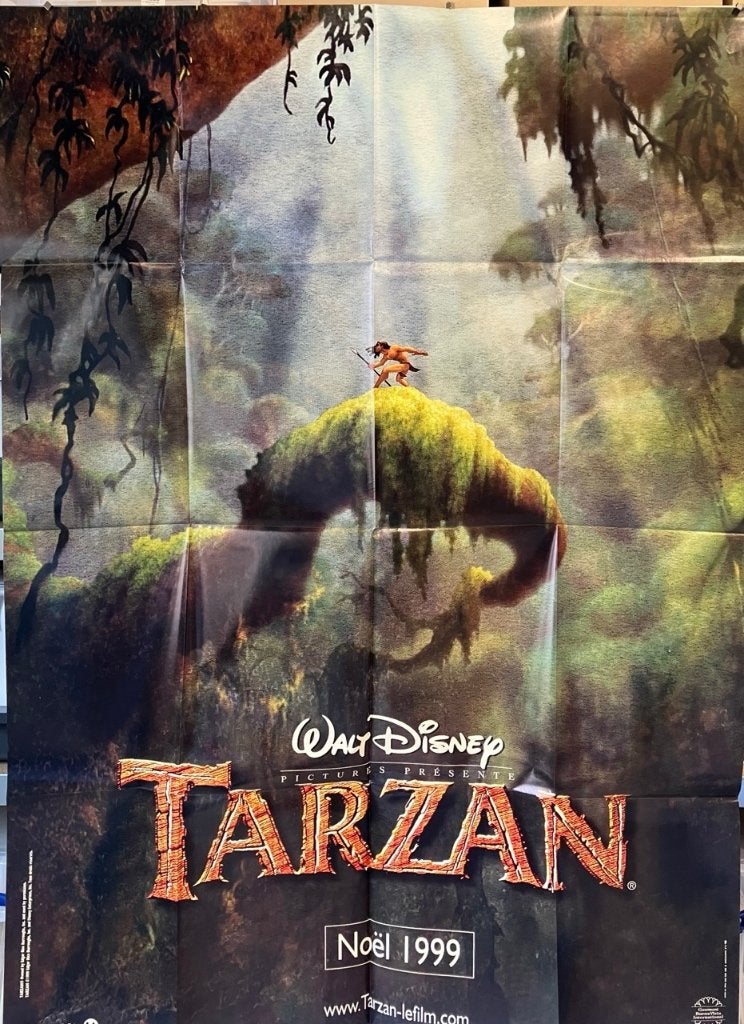 Tarzan (1999) - Disney - Originele filmposter, Verzamelen, Ophalen of Verzenden, Gebruikt, A1 t/m A3, Film en Tv