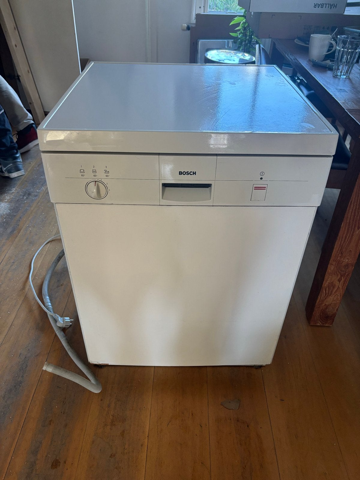 Bosch SGS3002 Vrijstaande Vaatwasser - Wit, Witgoed en Apparatuur, Gebruikt, 18 tot 22 liter, Ophalen of Verzenden, 85 tot 90 cm