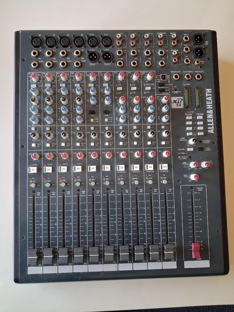 Allen & Heath XB-14 mixer, Muziek en Instrumenten, Mengpanelen, Ophalen, Gebruikt, 10 tot 20 kanalen, Microfooningang