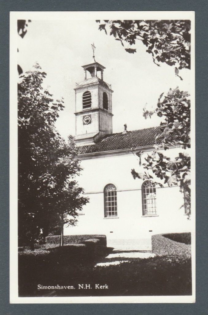 Simonshaven (nabij Zuidland en Spijkenisse) - NH Kerk,, Verzenden, 1960 tot 1980, Ongelopen, Zuid-Holland