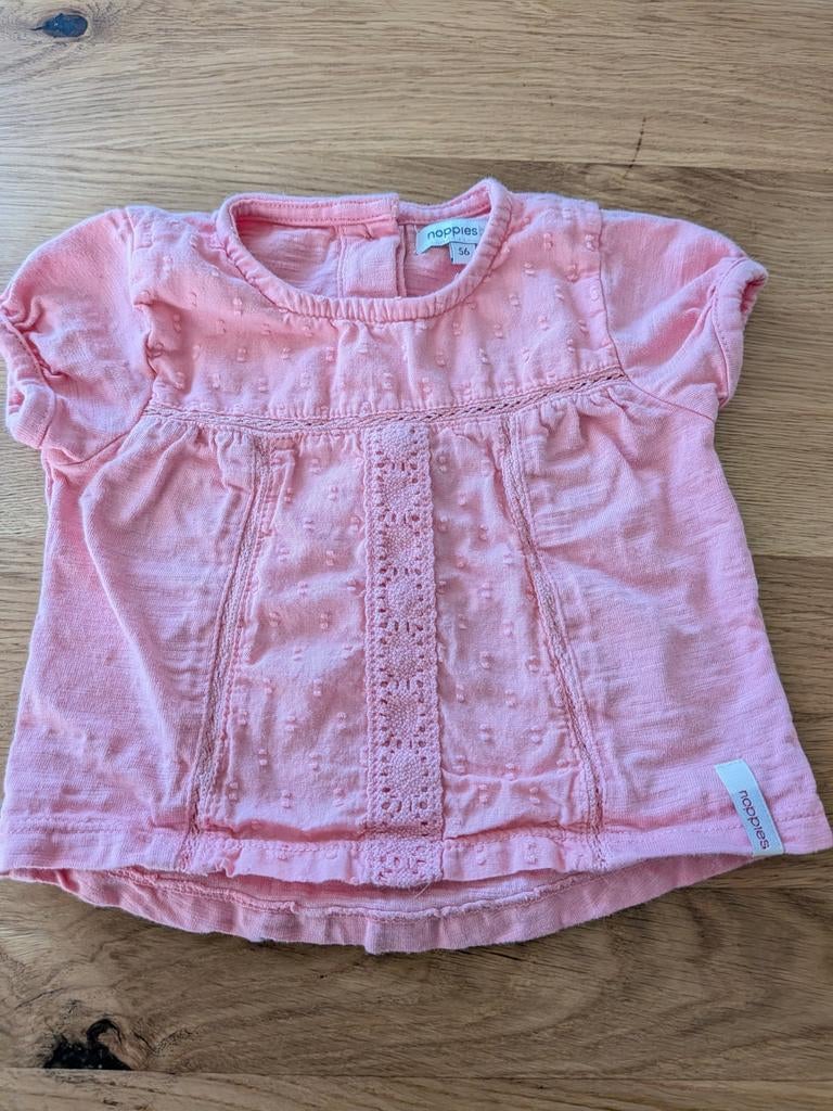 Leuk roze truitje van Noppies Baby, Ophalen of Verzenden, Zo goed als nieuw, Meisje, Truitje of Vestje