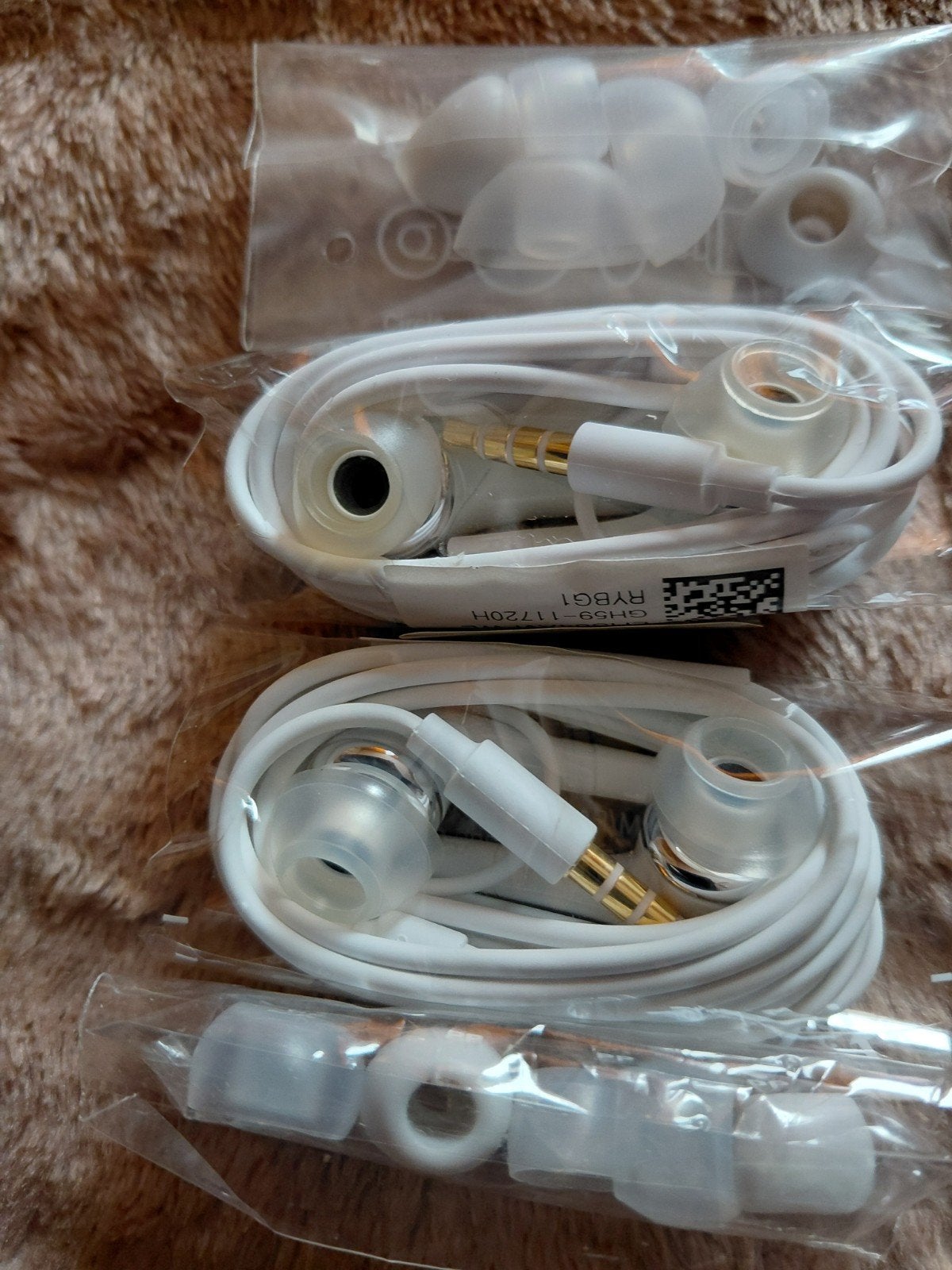 2 oor headsetjes  voor samsung telefoon nieuw, Ophalen of Verzenden, Nieuw, Wit, In gehoorgang (in-ear)