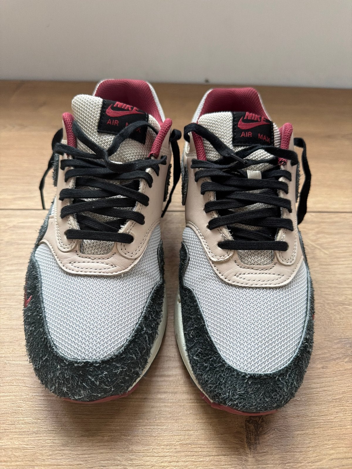 Nike Air Max 1 'Keep Rip'n Stop Slip'n' - Maat 40.5, Verzenden, Gedragen, Overige kleuren, Sneakers of Gympen