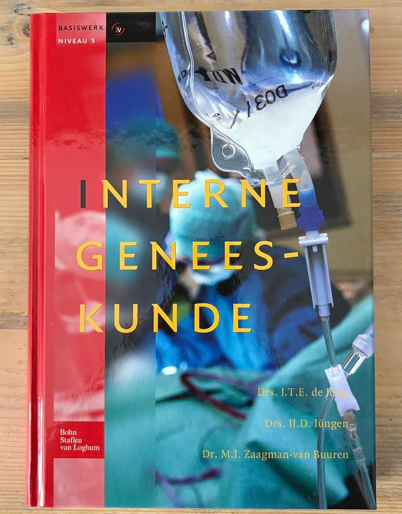 J.T.E. de Jong - Interne geneeskunde, Boeken, Wetenschap, Zo goed als nieuw, Ophalen of Verzenden