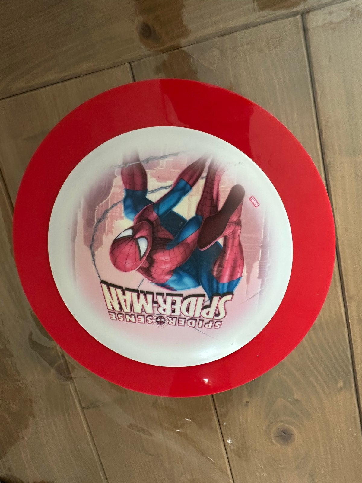 Spider-Man Plafondlamp, Huis en Inrichting, Kunststof, Rood, Ophalen of Verzenden, Zo goed als nieuw